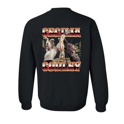 DU - NCAA Women's Gymnastics : Cecilia Cooley - Player Collage Crewneck Sweatshirt-1
