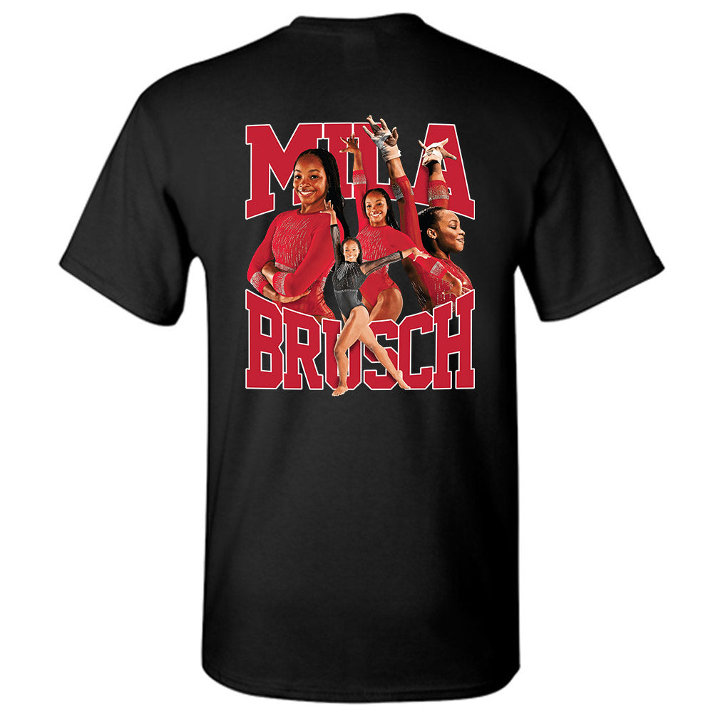 DU - NCAA Women's Gymnastics : Mila Brusch - Player Collage T-Shirt-1