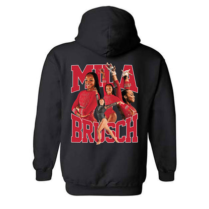 DU - NCAA Women's Gymnastics : Mila Brusch - Player Collage Hooded Sweatshirt-1