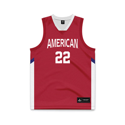 American - NCAA Men's Basketball : Shane O'Reilly - Red Basketball Jersey-0