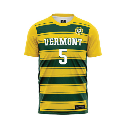 UVM - NCAA Men's Soccer : Adrian Schulze Solano - National Champs Replica Soccer Jersey-0