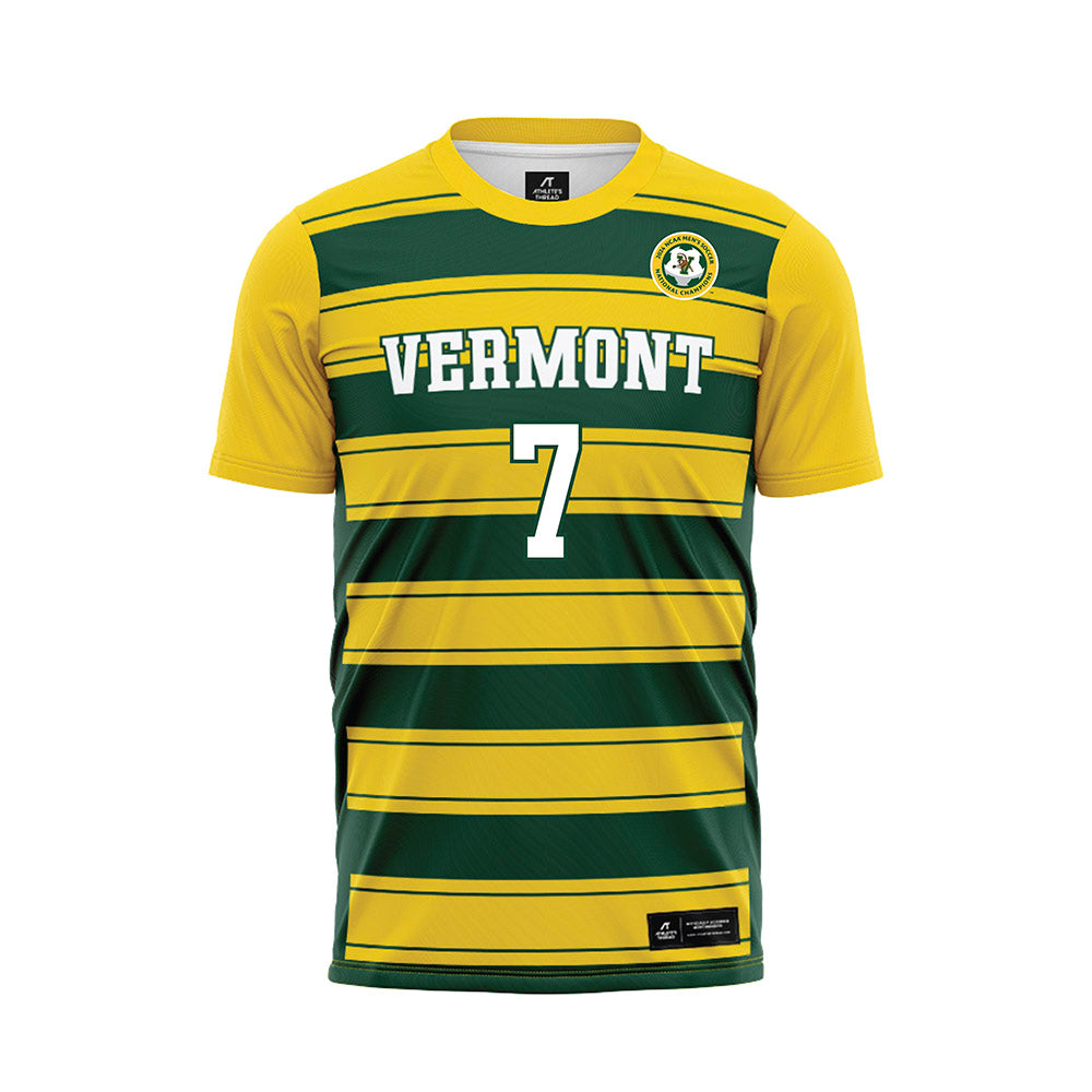 UVM - NCAA Men's Soccer : Andrew Millar - National Champs Replica Soccer Jersey-0