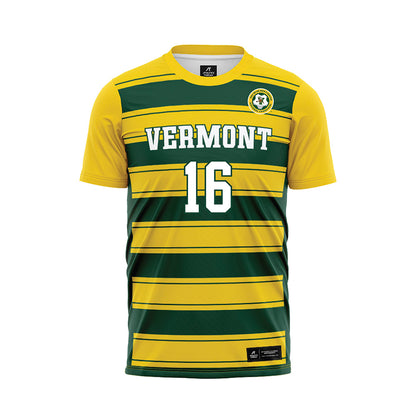 UVM - NCAA Men's Soccer : Nico Loebus - National Champs Replica Soccer Jersey-0