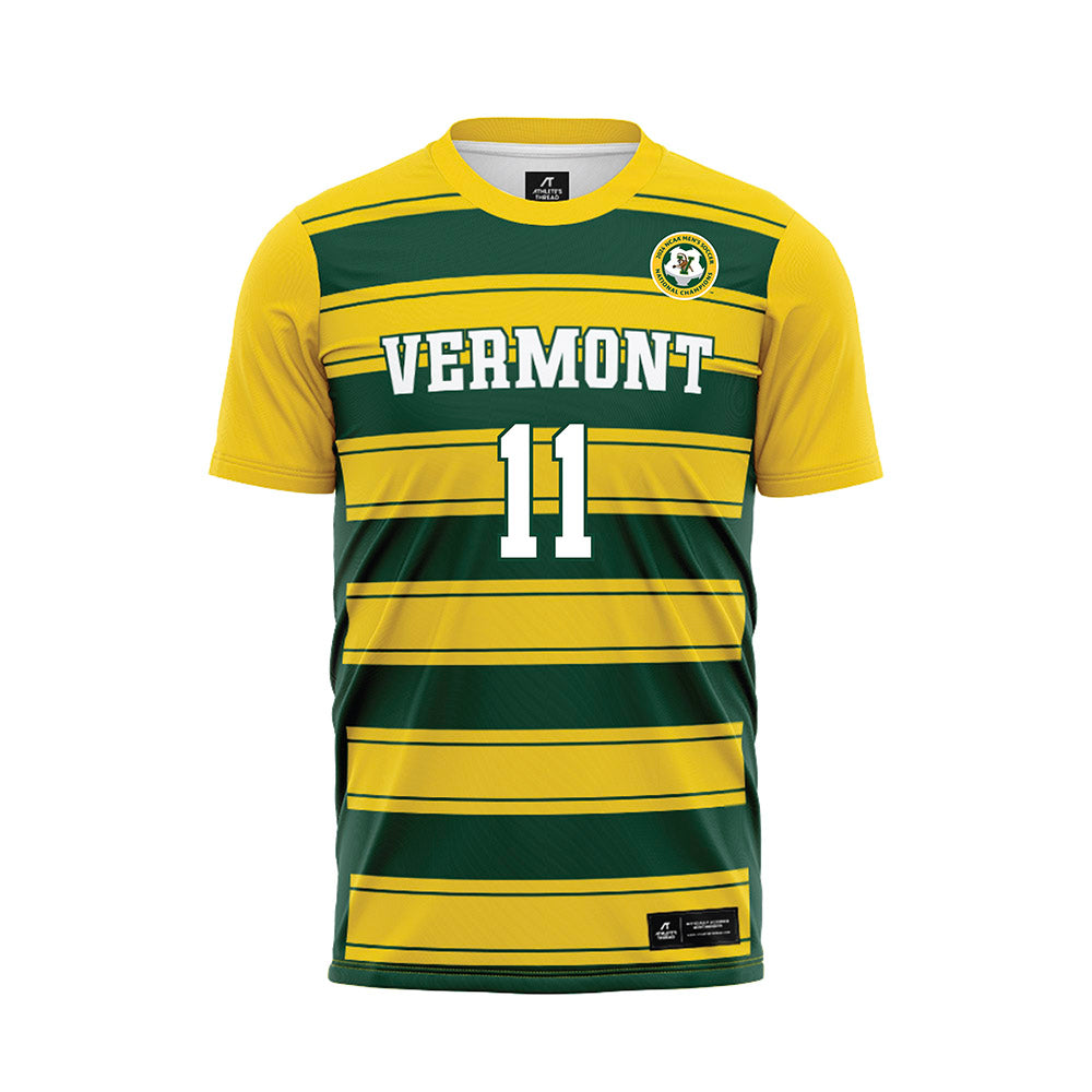 UVM - NCAA Men's Soccer : Thaddeus Liquori - National Champs Replica Soccer Jersey-0