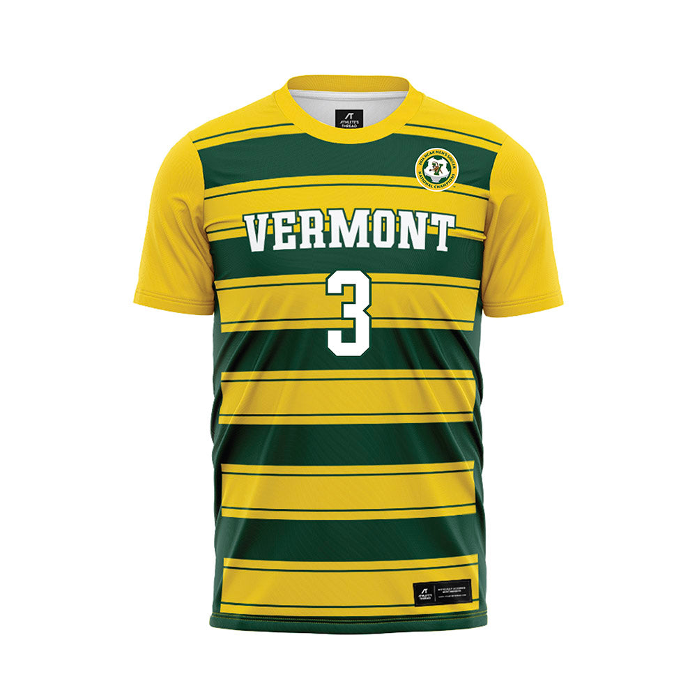 UVM - NCAA Men's Soccer : Mike Bleeker - National Champs Replica Soccer Jersey-0