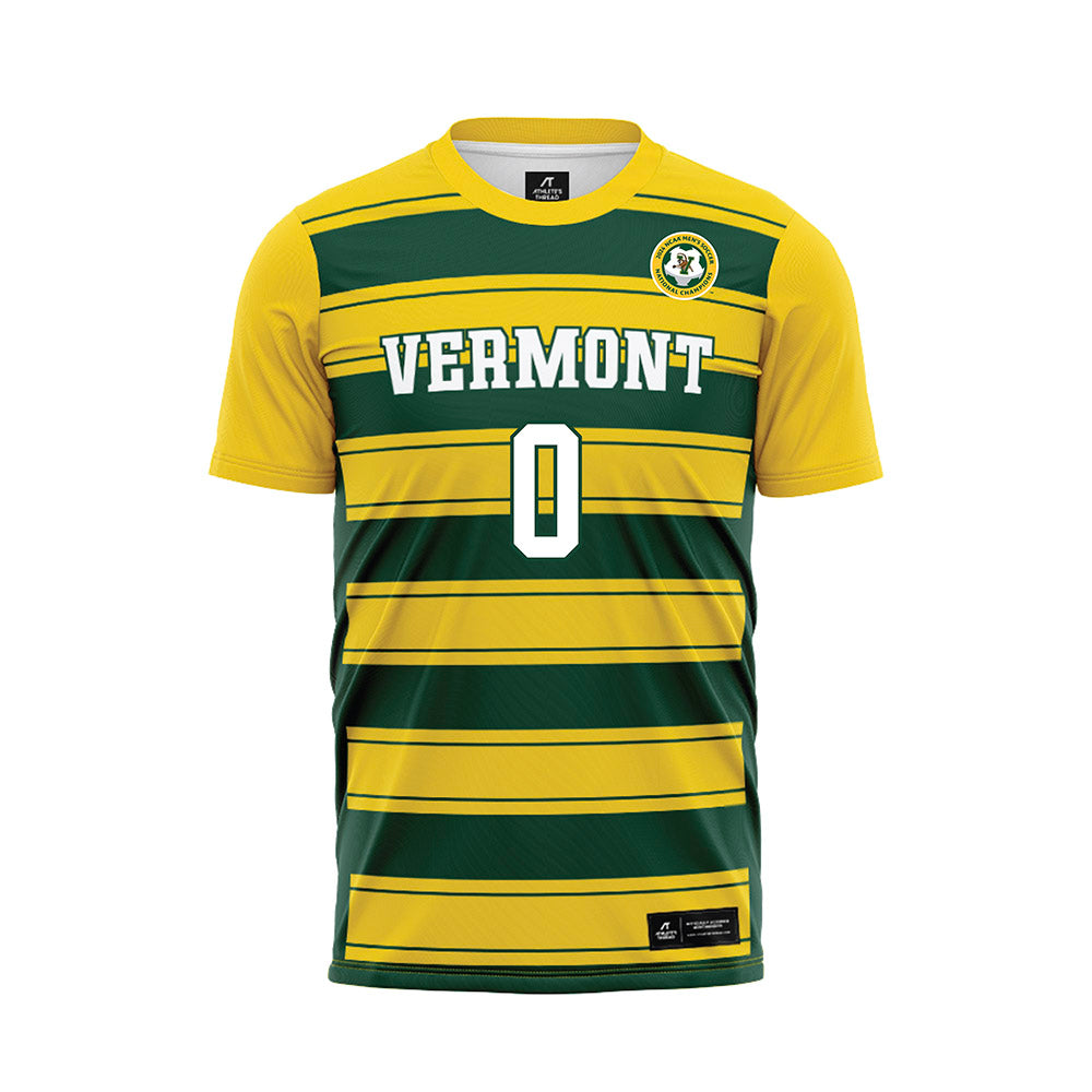 UVM - NCAA Men's Soccer : Jake Jacobi - National Champs Replica Soccer Jersey-0