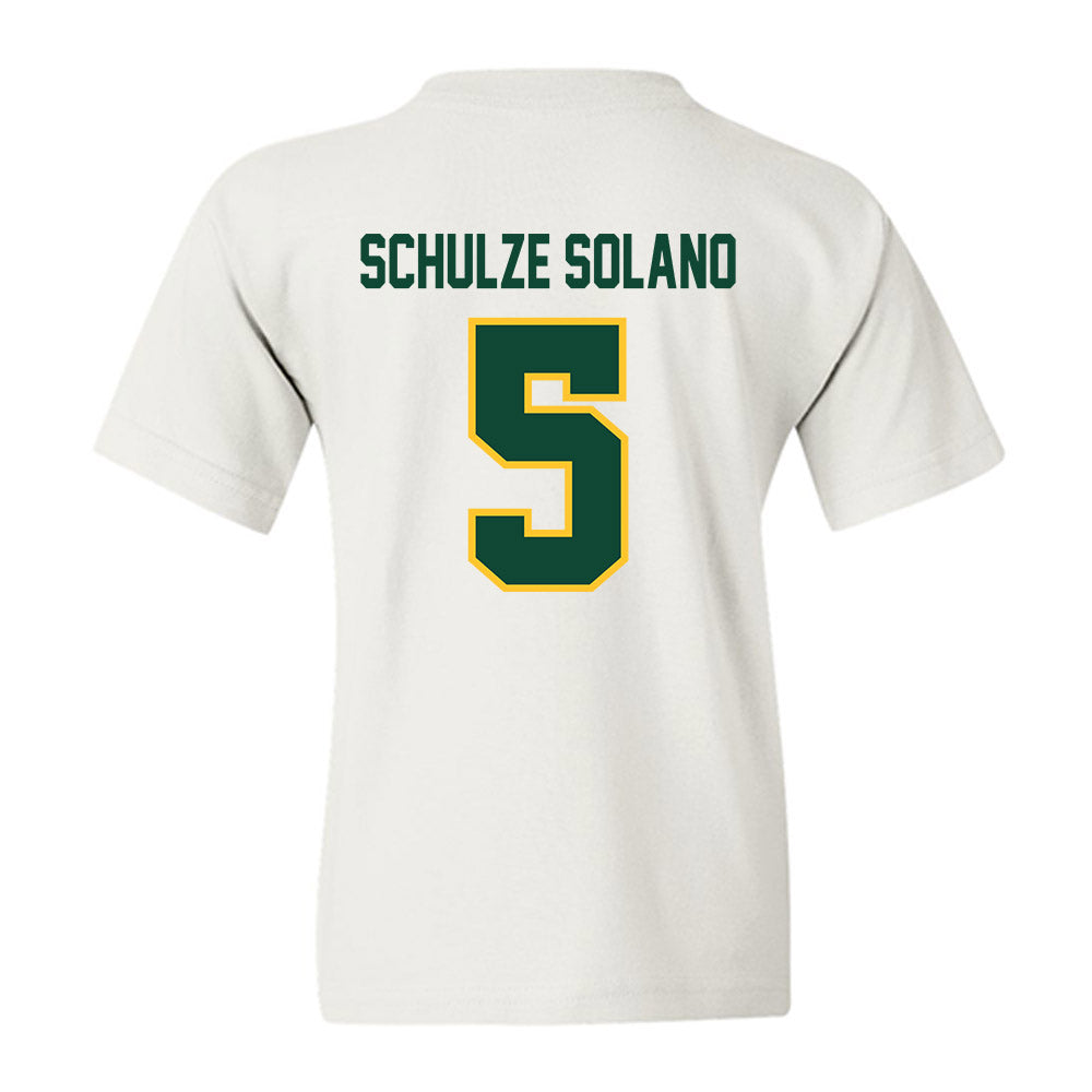 UVM - NCAA Men's Soccer : Adrian Schulze Solano - National Champs Classic Shersey Youth T-Shirt-1