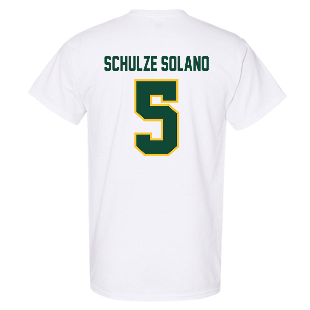 UVM - NCAA Men's Soccer : Adrian Schulze Solano - National Champs Classic Shersey T-Shirt-1
