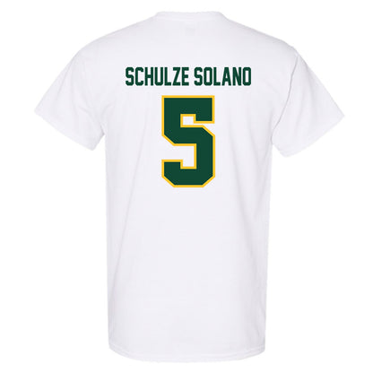 UVM - NCAA Men's Soccer : Adrian Schulze Solano - National Champs Classic Shersey T-Shirt-1