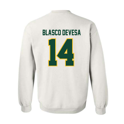 UVM - NCAA Men's Soccer : Marcos Blasco Devesa - National Champs Classic Shersey Crewneck Sweatshirt-1