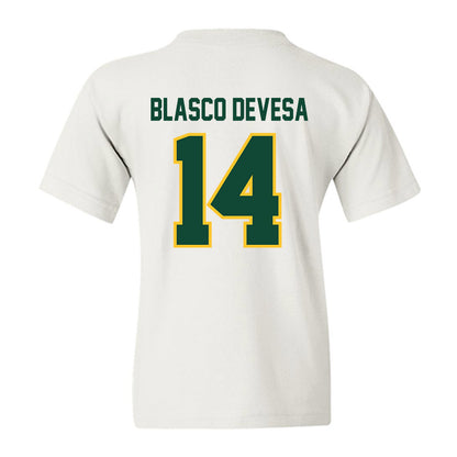 UVM - NCAA Men's Soccer : Marcos Blasco Devesa - National Champs Classic Shersey Youth T-Shirt-1