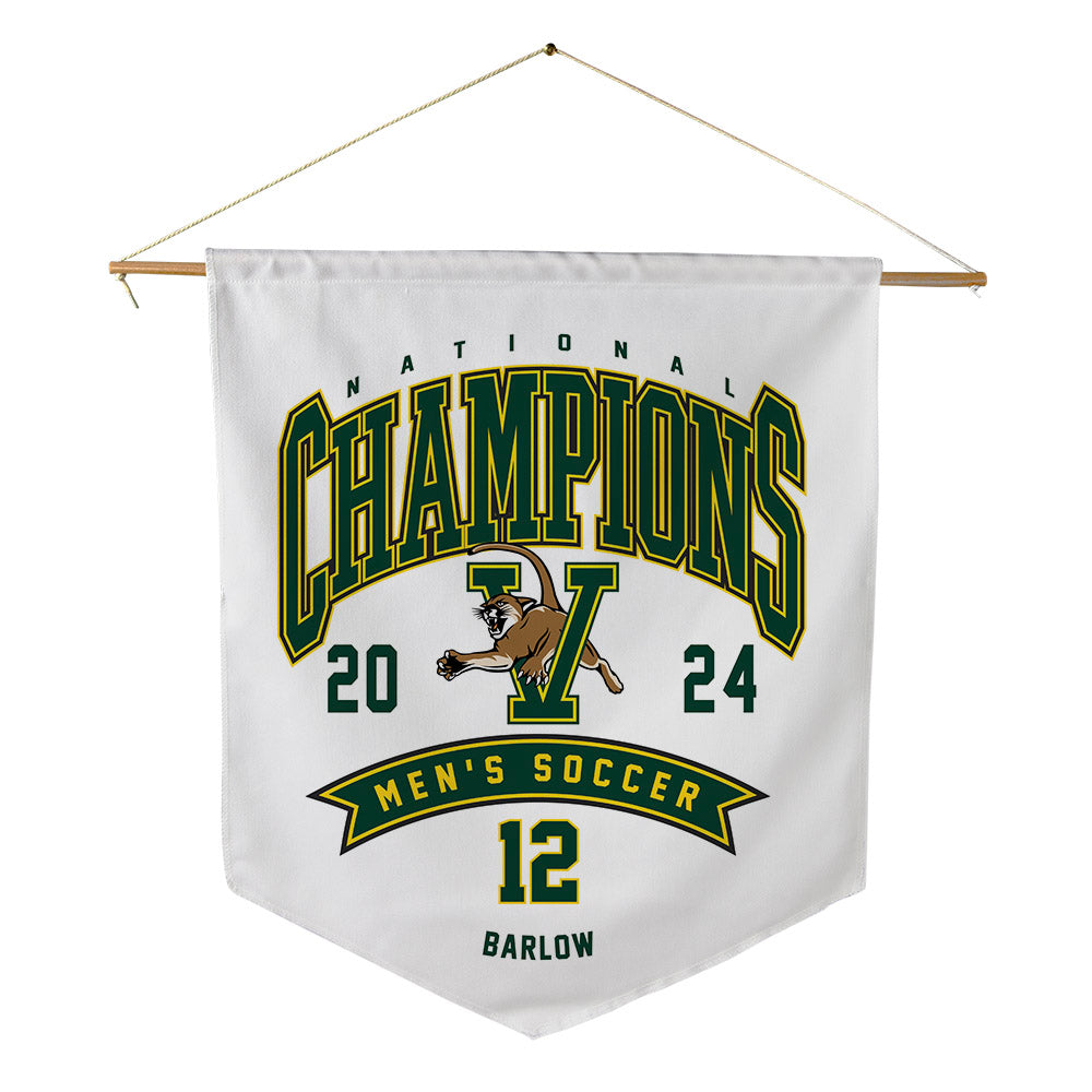 UVM - NCAA Men's Soccer : Nash Barlow - Pennant - 18" x 21"-0