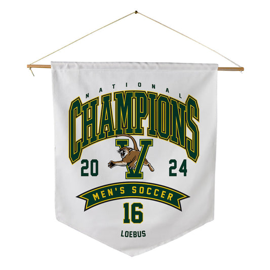UVM - NCAA Men's Soccer : Nico Loebus - Pennant - 18" x 21"-0