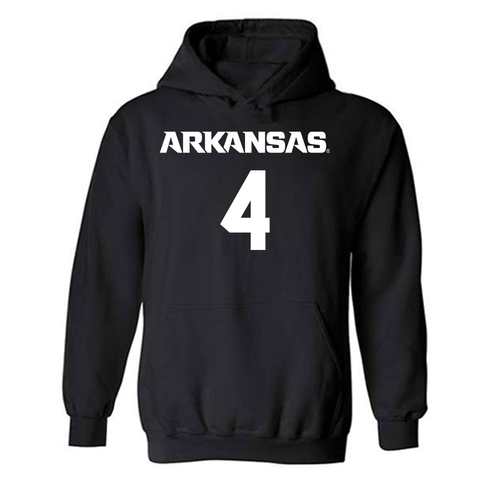 Arkansas - NCAA Men's Basketball : Trevon Brazile - Hooded Sweatshirt-0