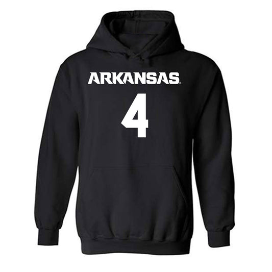 Arkansas - NCAA Men's Basketball : Trevon Brazile - Hooded Sweatshirt-0