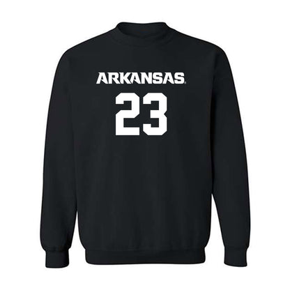 Arkansas - NCAA Men's Basketball : Nick Pringle - Crewneck Sweatshirt-0