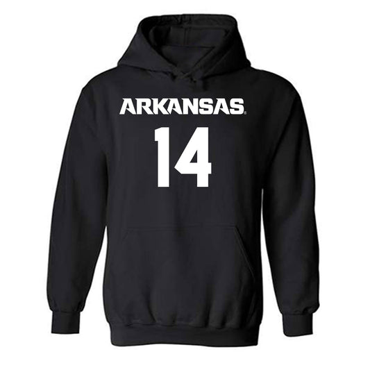 Arkansas - NCAA Men's Basketball : Ayden Kelley - Hooded Sweatshirt-0