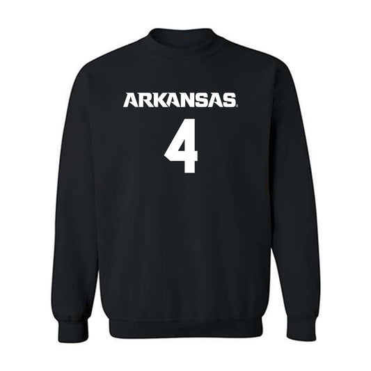 Arkansas - NCAA Men's Basketball : Trevon Brazile - Crewneck Sweatshirt-0