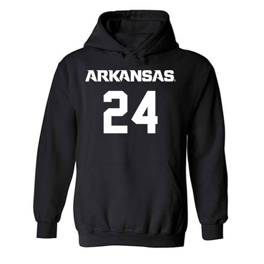Arkansas - NCAA Men's Basketball : Billy Richmond III - Hooded Sweatshirt-0