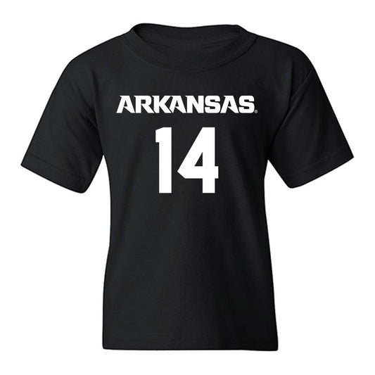Arkansas - NCAA Men's Basketball : Ayden Kelley - Youth T-Shirt-0