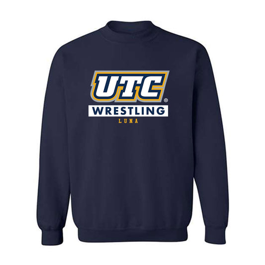 UTC - NCAA Wrestling : Bryce Luna - Classic Shersey Crewneck Sweatshirt-0