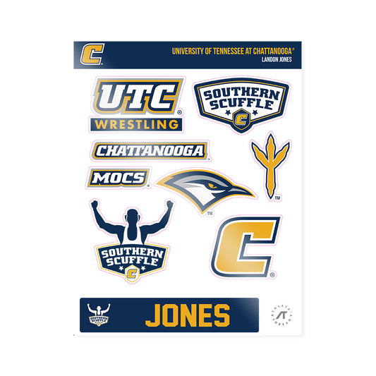 UTC - NCAA Wrestling : Landon Jones - Sticker Sheet-0