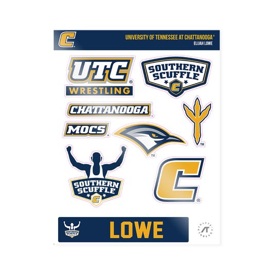 UTC - NCAA Wrestling : Elijah Lowe - Sticker Sheet-0