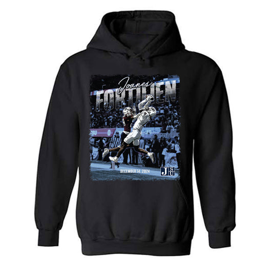 Jackson State - NCAA Football : Joanes Fortilien - Graphic Hooded Sweatshirt-0
