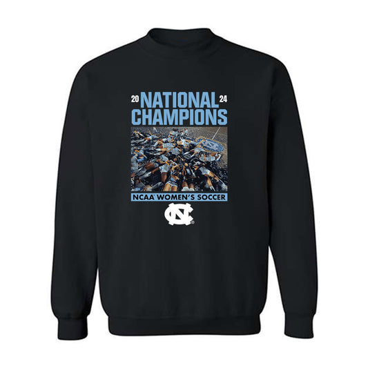 UNC - NCAA Women's Soccer : Raegan Williams - Confetti Championship Crewneck Sweatshirt-0