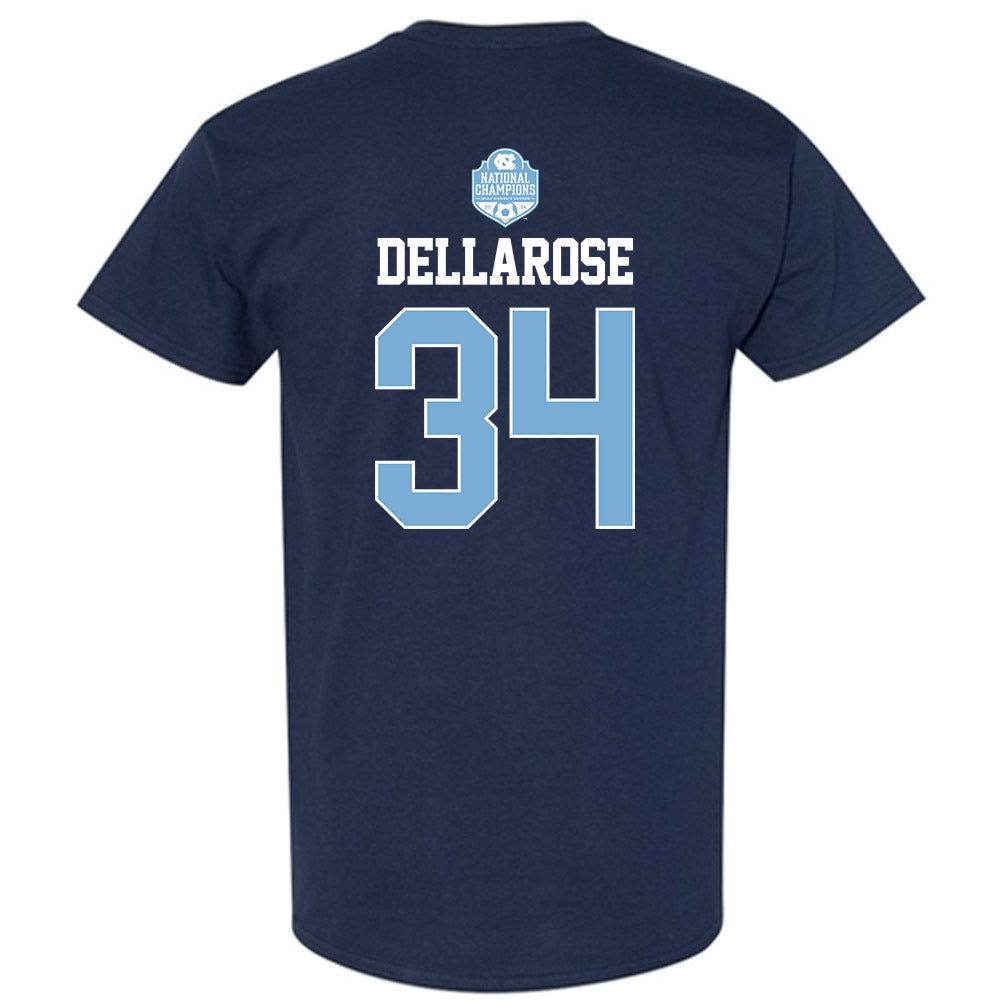 UNC - NCAA Women's Soccer : Tessa Dellarose - Champs Classic Shersey T-Shirt-1