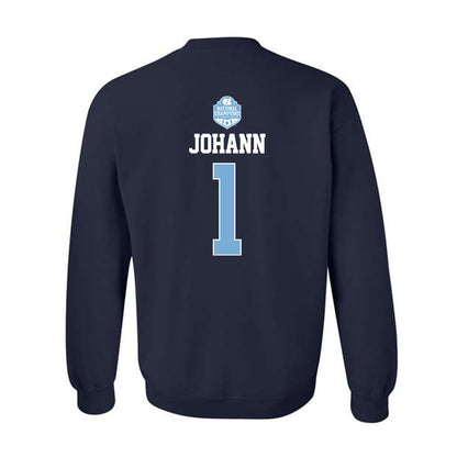 UNC - NCAA Women's Soccer : Hannah Johann - Champs Classic Shersey Crewneck Sweatshirt-1