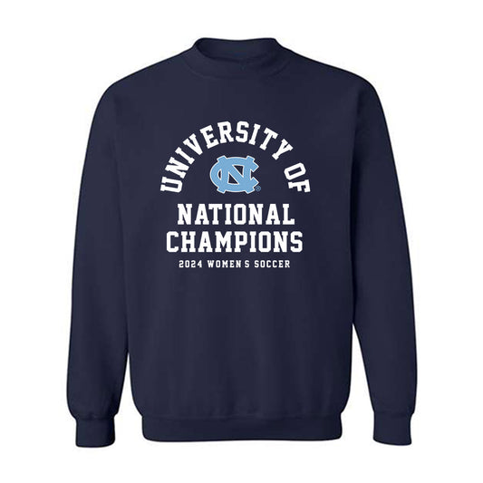 UNC - NCAA Women's Soccer : Olivia Thomas - Champs Classic Shersey Crewneck Sweatshirt-0