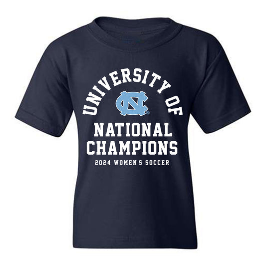 UNC - NCAA Women's Soccer : Trinity Armstrong - Champs Classic Shersey Youth T-Shirt-0