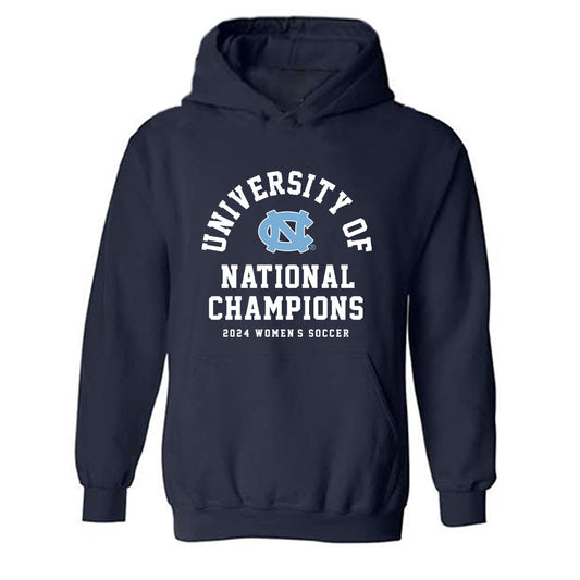 UNC - NCAA Women's Soccer : Aven Alvarez - Champs Classic Shersey Hooded Sweatshirt-0