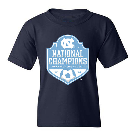 UNC - NCAA Women's Soccer : Trinity Armstrong - National Champs Youth T-Shirt-0