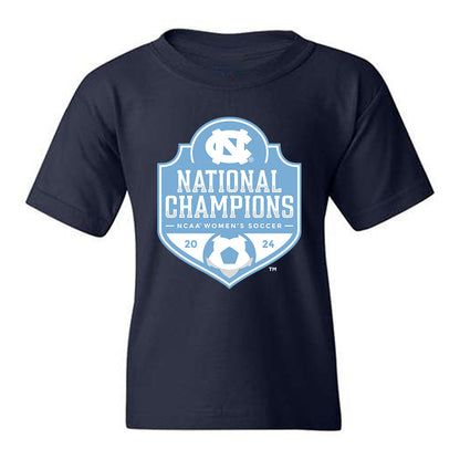 UNC - NCAA Women's Soccer : Kate Faasse - National Champs Youth T-Shirt-0