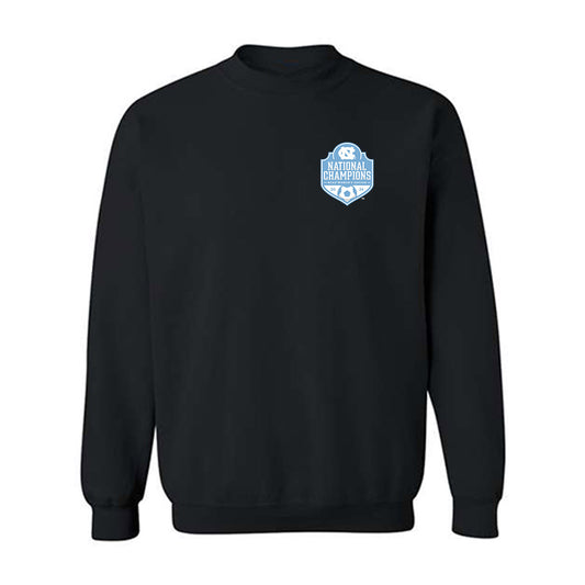 UNC - NCAA Women's Soccer : Caitlin Mara - National Champs Roster Shirt Crewneck Sweatshirt-0