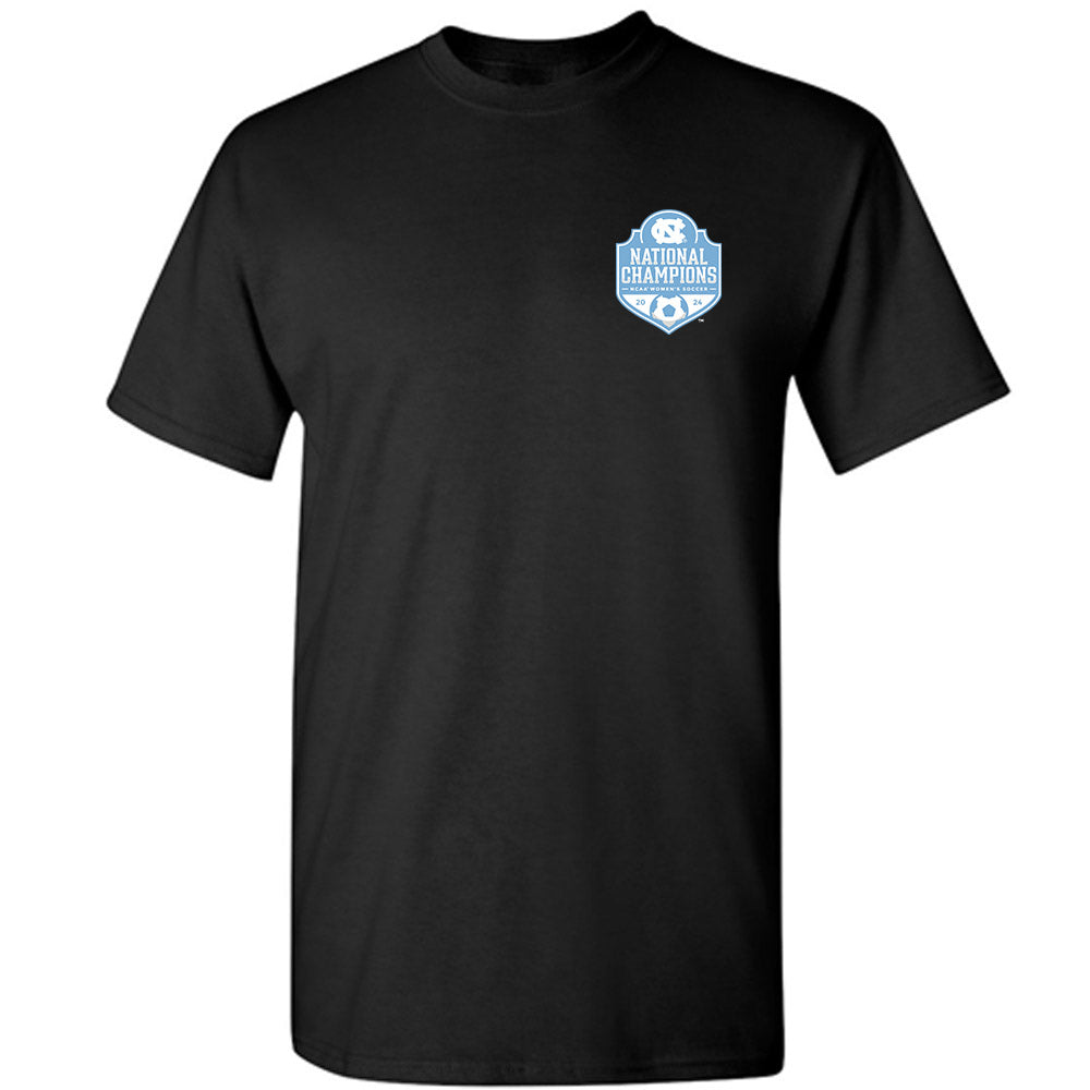 UNC - NCAA Women's Soccer : Logan Tongberg - National Champs Roster Shirt T-Shirt-0