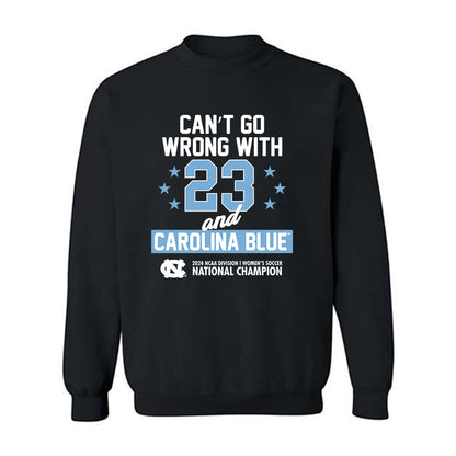 UNC - NCAA Women's Soccer : abby gundry - 23 Titles v1 Statement Shirt Crewneck Sweatshirt-0