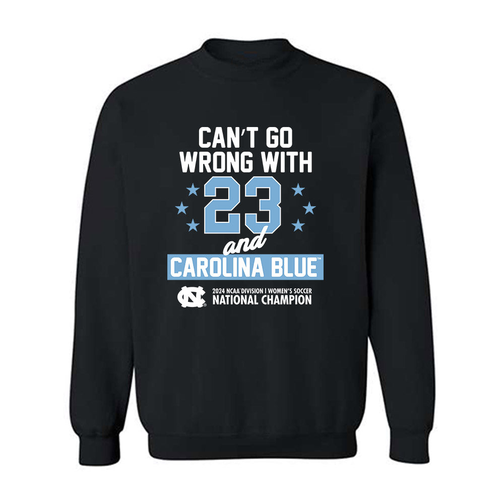 UNC - NCAA Women's Soccer : Emilie Maihs - 23 Titles v1 Statement Shirt Crewneck Sweatshirt-0