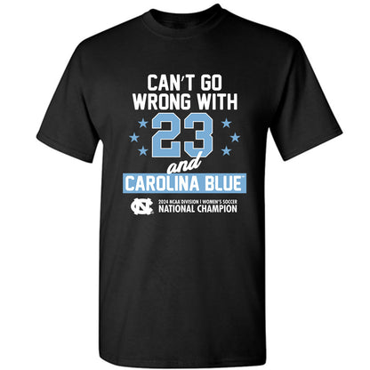 UNC - NCAA Women's Soccer : Kate Faasse - 23 Titles v1 Statement Shirt T-Shirt-0