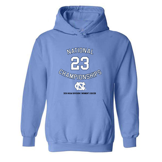 UNC - NCAA Women's Soccer : HopeAnne Munson - 23 Titles v2 Statement Shirt Hooded Sweatshirt-0