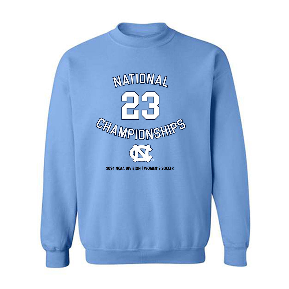 UNC - NCAA Women's Soccer : Kate Faasse - 23 Titles v2 Statement Shirt Crewneck Sweatshirt-0