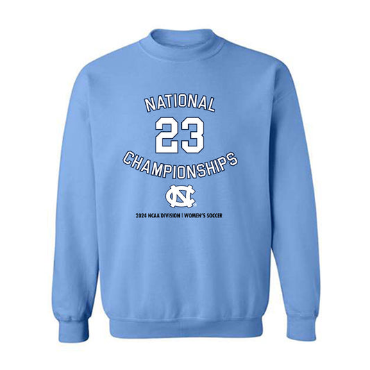UNC - NCAA Women's Soccer : Aven Alvarez - 23 Titles v2 Statement Shirt Crewneck Sweatshirt-0