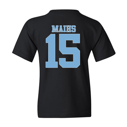 UNC - NCAA Women's Soccer : Emilie Maihs - Vintage Black Championship Youth T-Shirt-1