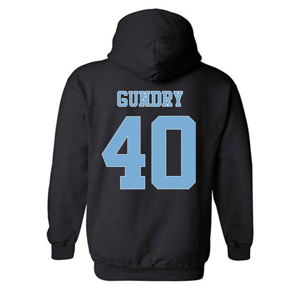 UNC - NCAA Women's Soccer : abby gundry - Vintage Black Championship Hooded Sweatshirt-1