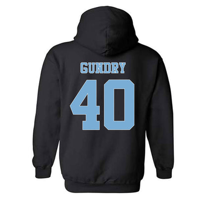 UNC - NCAA Women's Soccer : abby gundry - Vintage Black Championship Hooded Sweatshirt-1