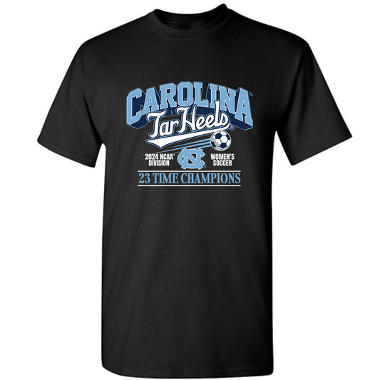 UNC - NCAA Women's Soccer : Caitlin Mara - Vintage Black Championship T-Shirt-0