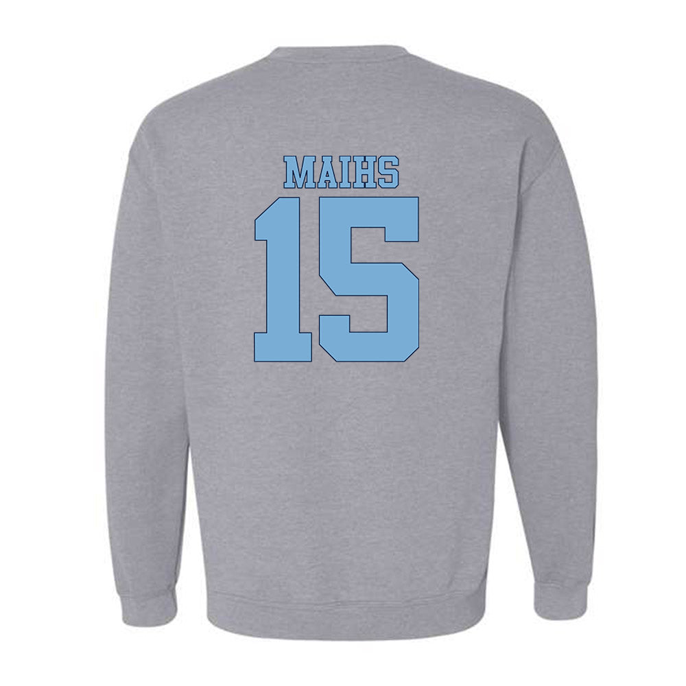 UNC - NCAA Women's Soccer : Emilie Maihs - Vintage Gray Championship Crewneck Sweatshirt-1