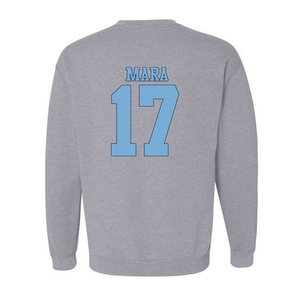 UNC - NCAA Women's Soccer : Caitlin Mara - Vintage Gray Championship Crewneck Sweatshirt-1